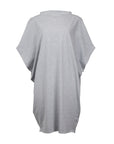 A grey organic cotton t-shirt dress & shift dress by Malaika New York