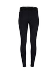 A pair of black vegan leather leggings by Malaika New York