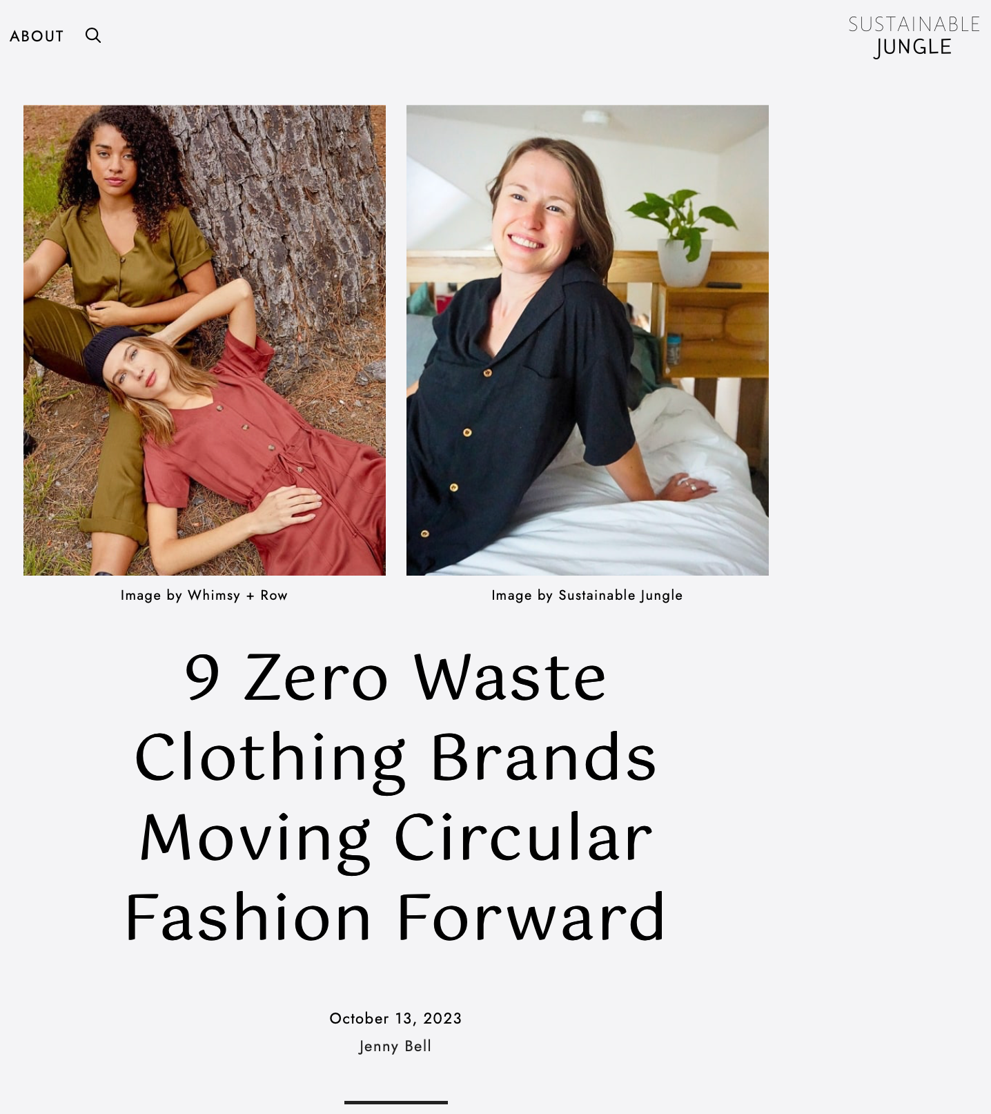 9 zero waste brands moving circular Malaika New York