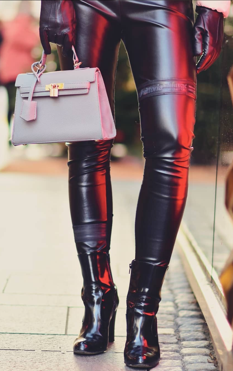 faux leather leggings in sweden featured by fashion blog