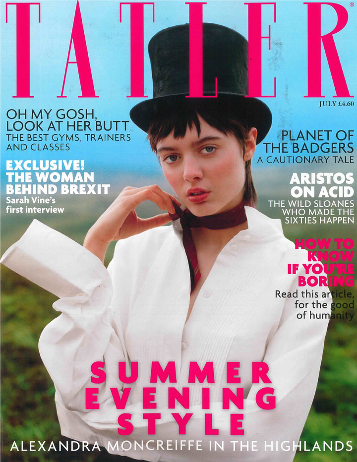 front page of tatler magazine 2017 featuring Malaika New York