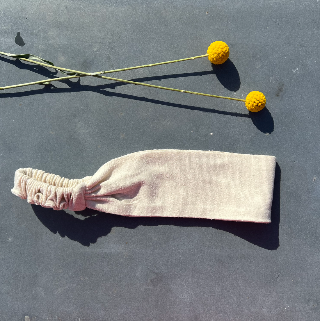Off White Silk Headband