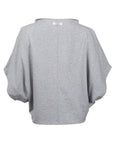 A grey oversized organic cotton t-shirt by Malaika New York