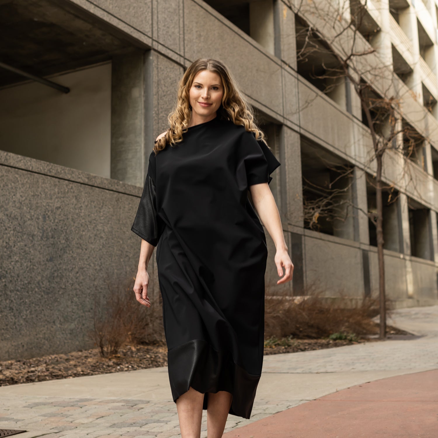Black Off Shoulder Dress I Black Shift Dresses I Malaika New York