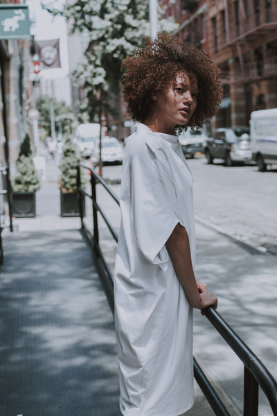 white cotton shirt dress Organic Cotton Shirt Dress with Pockets | Relaxed Button-Down Maxi Dress - Beach Coverup- Bohemian Shirt Dress